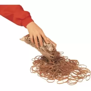 Image of 1LB NO.38 Rubber Bands - Brown