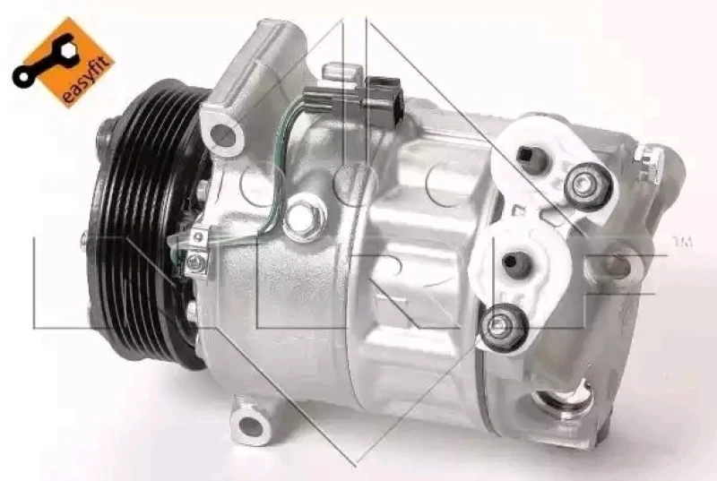Image of NRF 32816 AC Compressor PXV16 12 PAG 46 with PAG compressor oil, with seal ring EASY FIT FORD: FOCUS 3, Galaxy Mk2 MPV, MONDEO 4, VOLVO: V60 I Compre