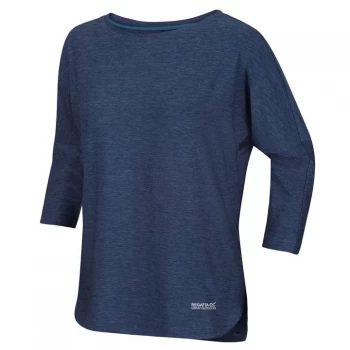 Image of Regatta Pulser three quarter sleeve T-Shirt - Dark Denim