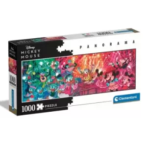 Image of Disney Panorama Jigsaw Puzzle Disco with DJ Mickey (1000 pieces)