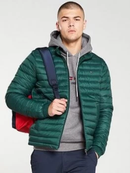 Image of Tommy Hilfiger Packable Down Jacket - Ivy Green