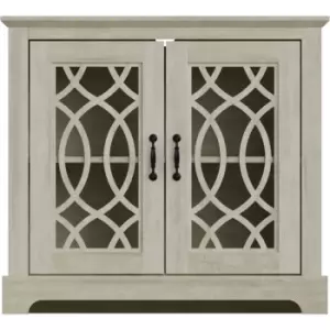 Image of GFW Amelie 2 Door Compact Sideboard Dusty Grey Oak