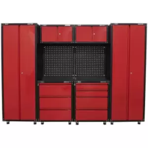 Image of Premium 2.6m Modular Garage Storage System - Heavy Duty - Workshop Cabinets