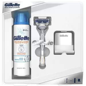 Image of Gillette Skinguard Razor and Skinguard Gel Gift Set