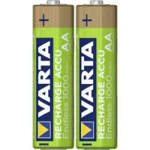 Image of Varta RECH.AC. ENDL.AA1000mAh BLI2 AA battery (rechargeable) NiMH 1000 mAh 1.2 V 2 pc(s)