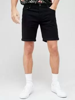 Image of Jack & Jones Original 5 Pocket Shorts - Black, Size L, Men