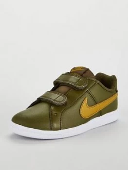 Image of Nike Court Royale Childrens Trainer Khaki Size 1