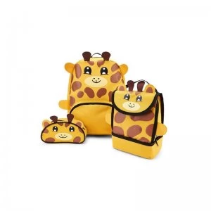 Image of Baby Animal Giraffe Backpack, Lunchbag and Pencil Case Set
