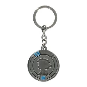 Image of CAPTAIN TSUBASA Tsubasa 10 Logo Metal Keychain