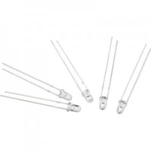 Image of LED wired Yellow Circular 3mm 2100 mcd