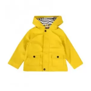 Image of Larkwood Baby Boys Rain Jacket (6-12 Months) (Yellow)