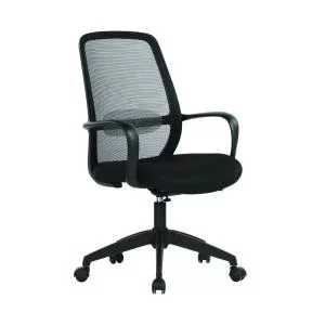 Image of Jemini Stratus Task Chair 640x640x965-1040mm Mesh Back Black KF90895