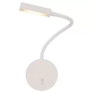 Image of Stem Reading Integrated LED Wall Lamp White