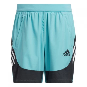 Image of adidas AEROREADY 3-Stripes Slim Shorts Mens - Mint Ton