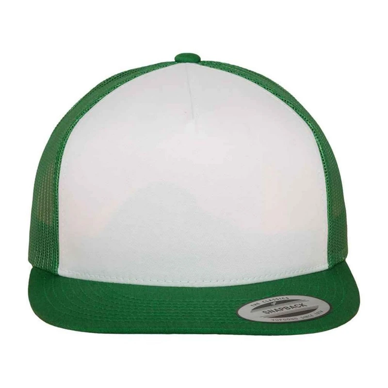Image of Flexfit Flexfit Men Contrast Trucker Cap in Green Green One Size Male 5063425912865