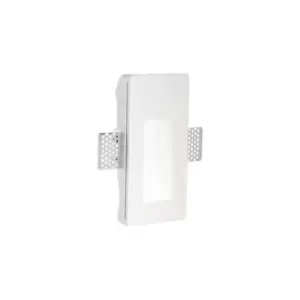 Image of Walky-2 Integrated LED Plaster In Indoor Recessed Marker Wall Lamp 1 Light White 3000K