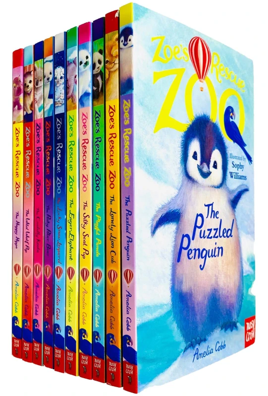 Image of Zoe's Rescue Zoo 10 Book Set Amelia Cob A Heartwarming Animal Friends Series For Kids Amelia Cobb Books