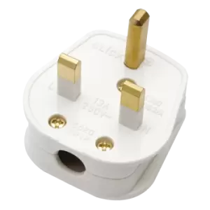 Image of Click Scolmore Mode 13A Fused Plug Socket Polar White - PA380WH