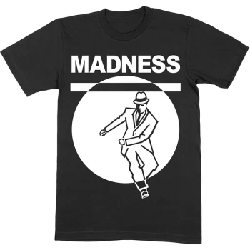 Image of Madness - Dancing Man Unisex Large T-Shirt - Black