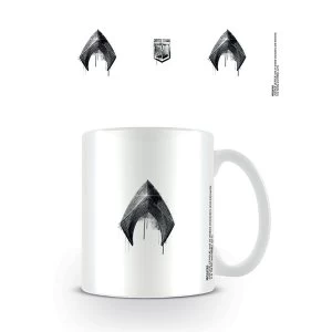 Image of Justice League Movie - Aquaman Logo Drip Mug
