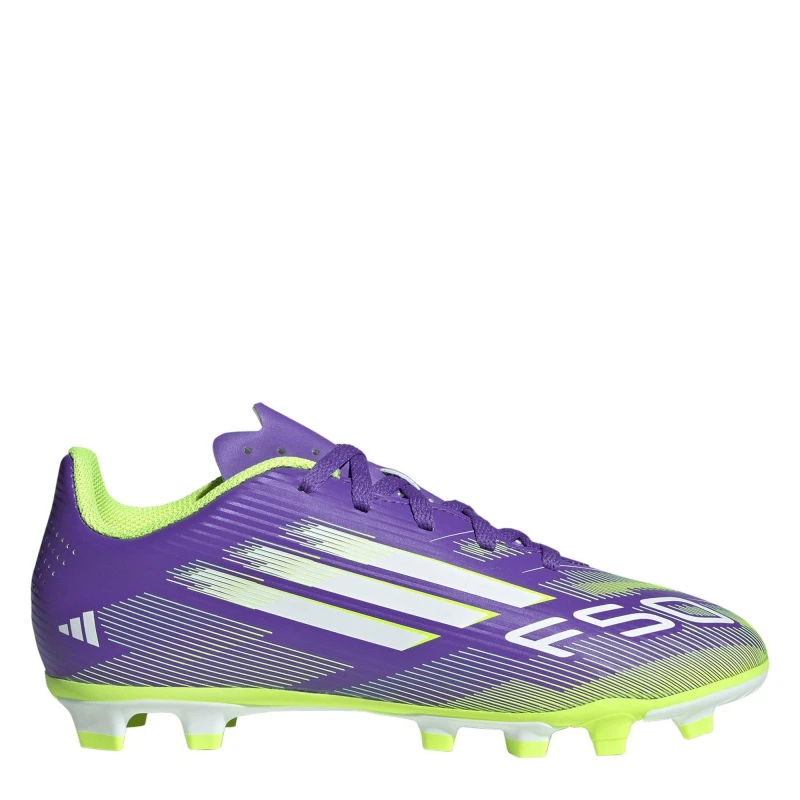 Image of adidas F50 Club Childrens Firm Ground Football Boots Firm Ground Football Boots C10 (28) Purple 08033024100