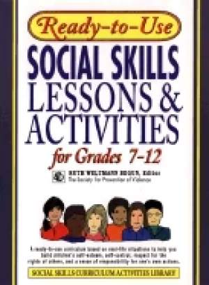 Image of ready to use social skills lessons and activities for grades 7 12