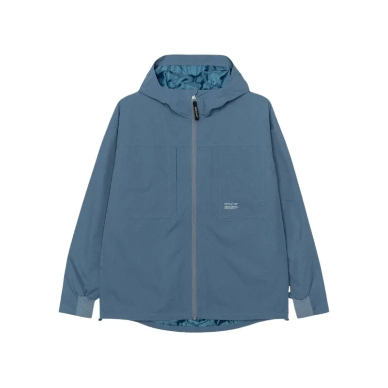 Image of Revolution Windproof hooded jacket Revolution Bleu Male M