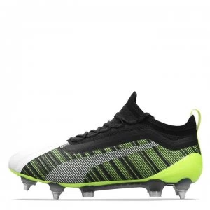 Image of Puma One 20.1 SG Football Boots - White/Black/Yel