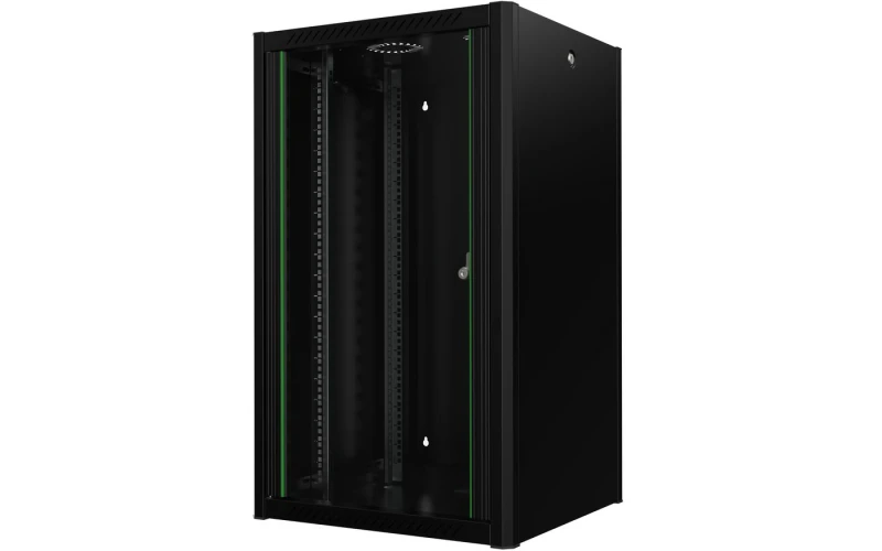 Image of Lanview RWP20U56BL rack cabinet 20U Wall mounted rack Black