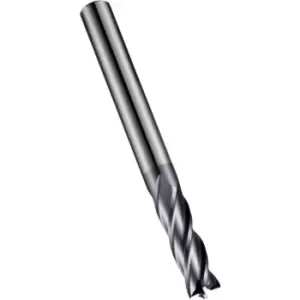 Image of S944 2.5MM Carbide 4 Flute Flatted Shank End Mill - TiAlN Coated