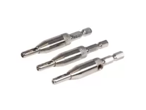 Image of Silverline 380647 Hinge Drill Bit Set 3pce 2, 2.8 & 3.6mm