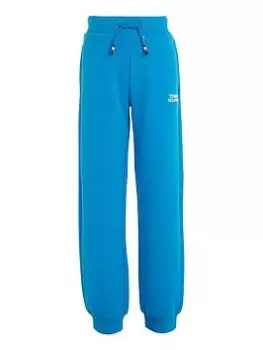 Image of Tommy Hilfiger Boys Logo Sweatpants - Cerulean Aqua, Bright Blue, Size 4 Years