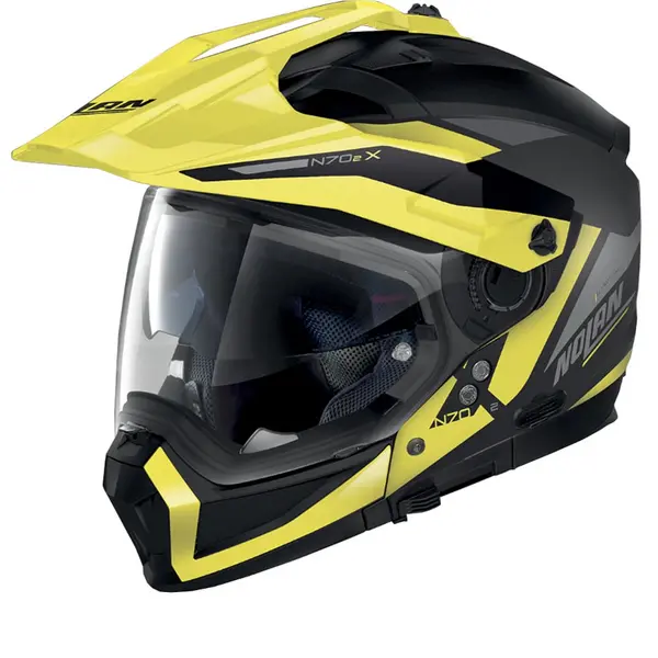 Image of Nolan N70-2 X Stunner 51 Flat Black ECE 22.06 Multi Helmet Size S