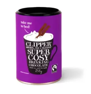 Image of Clipper Fairtrade Super Cosy Drinking Chocolate 250g