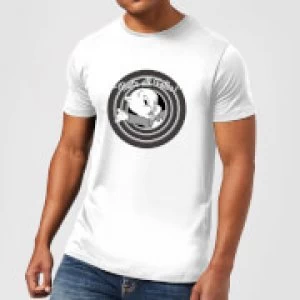 Image of Looney Tunes That's All Folks Porky Pig Mens T-Shirt - White - L