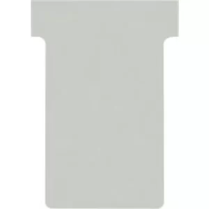 Image of Nobo Size 2 T-Cards Silver Pack of 100