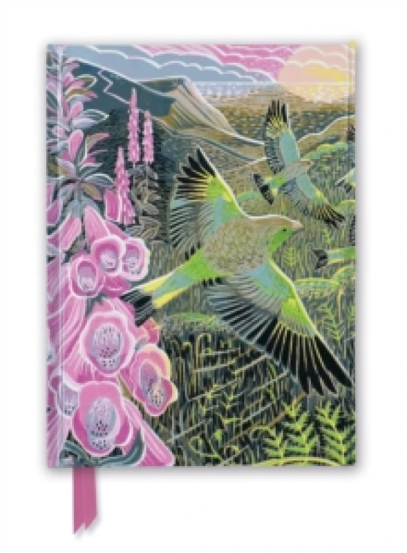 Image of Annie Soudain: Foxgloves and Finches (Foiled Journal) Notebook / blank book