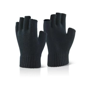 Image of Click2000 Fingerless Mitts Black Ref FLM Pack of 10 Up to 3 Day