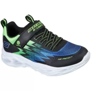 Image of Skechers Boys S Lights Vortex Flash Zorent Trainers Shoes UK Size 12 (EU 30)