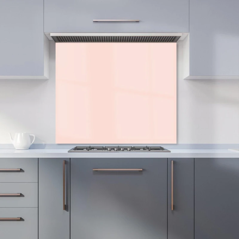 Image of Warren Reed - Designer Dusty Pink Kitchen Splashback Size: 600mm x 750mm Pink Unisex 600mm x 750mm