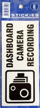 Image of Outdoor Vinyl Sticker Blue Dashboard Camera Recording CASTLE PROMOTIONS V590