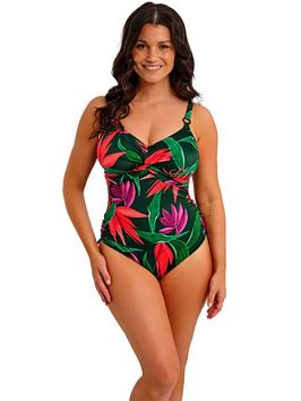 Image of Fantasie FANTASIE PICHOLA TWIST FRONT SWIMSUIT MAN - Fantasie - Size: 36FF MAN Female 36FF XY50720