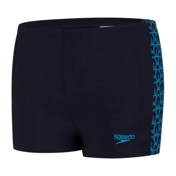 Image of Speedo Boomstar Splice Swimming Shorts Junior Boys - Blue