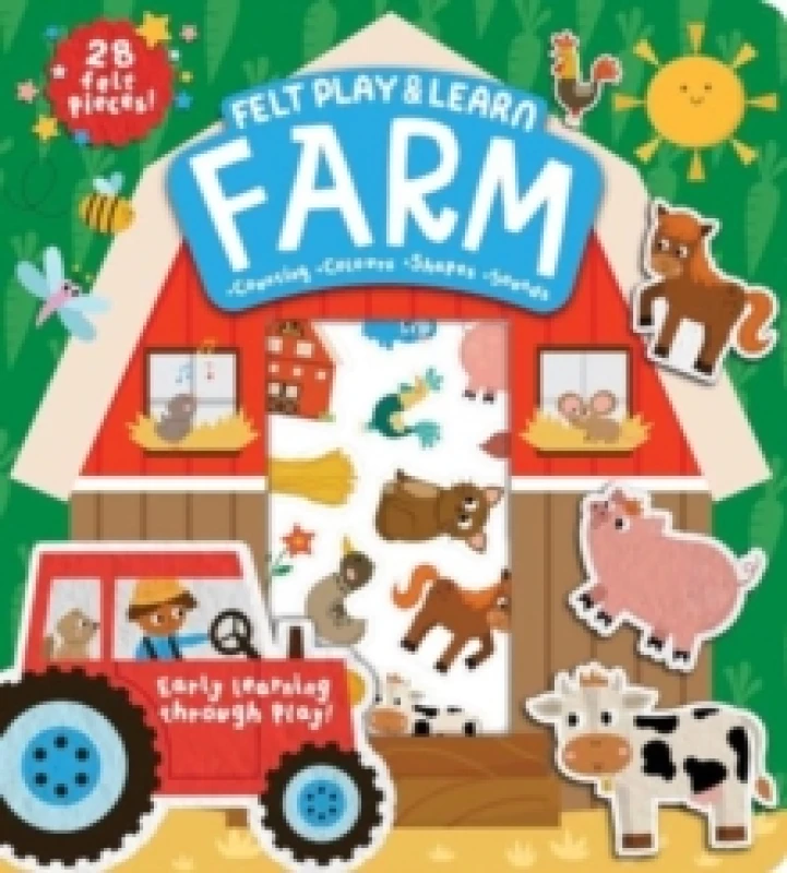 Image of Felt Play & Learn Farm Board book