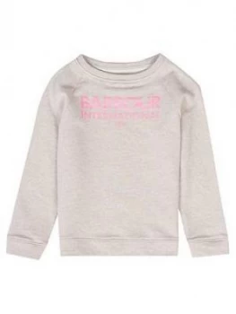 Image of Barbour International Girls Knockhill Sweat - Oatmeal
