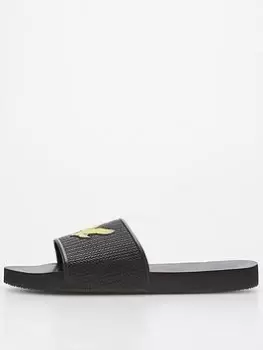 Image of Lyle & Scott Easy Slide - True Black, True Black, Size 8, Men