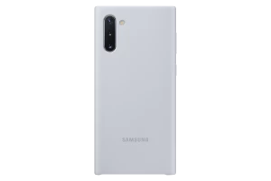 Image of Samsung Galaxy Note10 Soft Touch Cover Silver (EF-PN970TSEGWW)