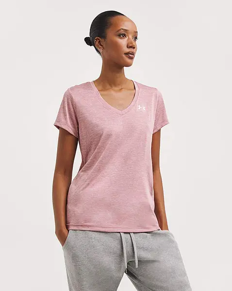 Image of Under Armour Tech SSV Twist Pink Female M12/14 UN92802