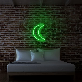 Image of Crescent - Green Green Wall Lamp