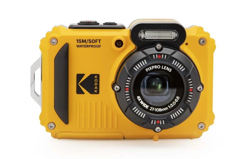 Image of Kodak Kodak PIXPRO WPZ2 16MP 4x Zoom Tough Compact Camera - Yellow (Camera + 16GB SD Card + Battery) WPZ2YL6